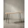KADIMA DESIGN Schreibtisch / Massivholz/Metall, 150x36x75 cm Baumkante, Haarnadelbeine