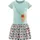 happy girls Jerseykleid HAPPY GIRLS, Mädchen, Gr. 92, N-Gr, bunt (ice blau), Jersey, Obermaterial: 95% Baumwolle, 5% Elasthan, bedruckt, unifarben, Basic knieumspielend, Rundhals, Kleider Jerseykleid, vorne mit applizierter Umhängetasche mit Pailletten