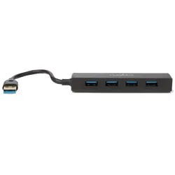 Nedis USB-Hub 4-Port port(s) USB 3.2 Gen1 - Netzstromversorgung / Stromversorgung über USB, 4x USB