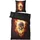 Sanilo Bettwäsche Totenkopf in Flammen Schwarz 135 x 200 cm + 80 x 80 cm
