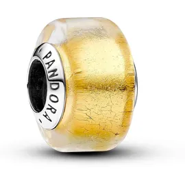 Pandora Goldfarbenes Murano-Glas Mini-Charm 793353C00 Anhänger