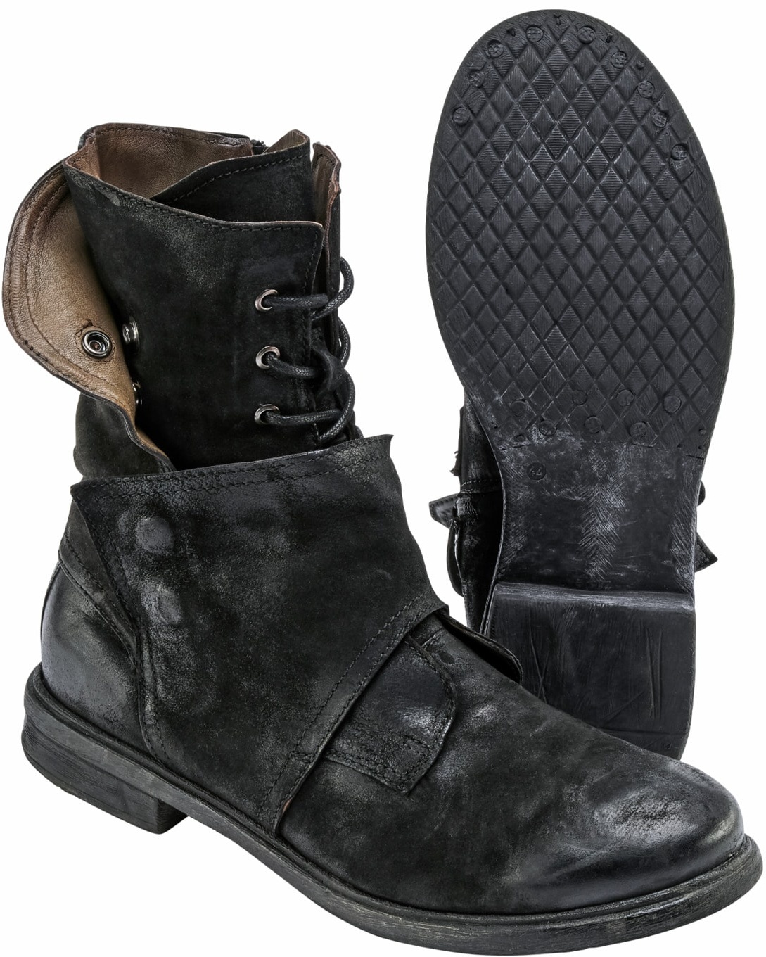 Lederwerk Herren Leder Boot Leder-Boot schwarz 40 - 40