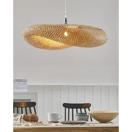 Beliani Boyne 3-flg. 80 cm Holz/Hellbraun