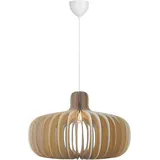 Nordlux Hazo 1-flg. 65,5 cm skandinavisch Holz braun