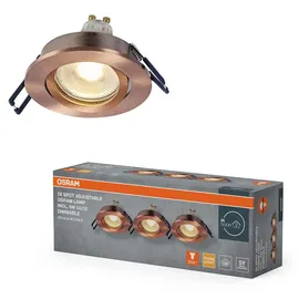 Osram Einbaustrahler 3er Set Rot-Messing