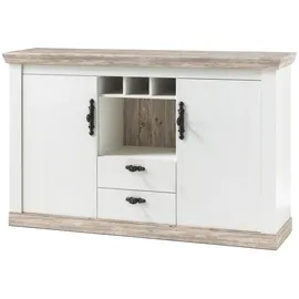 furn.design Sideboard 168 x 104 cm Weiß