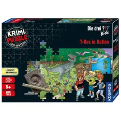 KOSMOS - Krimi-Puzzle: Die drei ??? Kids - T-Rex in Action