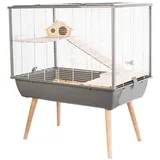 Zolux Käfig Neo Silta 77,5 x 47,5 x 87,5 cm grau