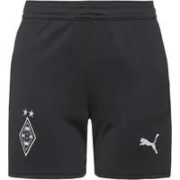 Puma Borussia Mönchengladbach Shorts 2025/26 schwarz/weiß Kinder Gr. 152