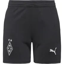 Puma Borussia Mönchengladbach Shorts 2025/26 schwarz/weiß Kinder Gr. 152