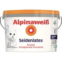 Alpina Seidenlatex Weiß seidenglänzend 1 l