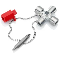 KNIPEX Schaltschrankschlüssel, kurze Ausführung