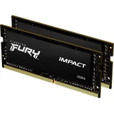 Kingston FURY Impact SO-DIMM Kit 32GB, DDR4-2666, CL16-18-18 (KF426S16IBK2/32)