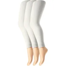 s.Oliver Strumpfhose 3er Pack originals 40 Denier in offwhite | Gr.: 146/158