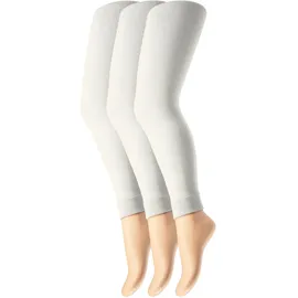 s.Oliver Strumpfhose 3er Pack originals 40 Denier in offwhite | Gr.: 146/158