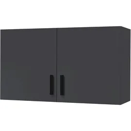kochstation Hängeschrank KS-Toronto 100 x 34 x 57 cm Schwarz