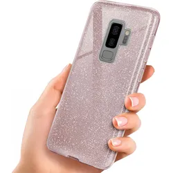 ONEFLOW Glitter Case Samsung Galaxy S9 Plus mit Glitzer Look