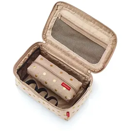 Reisenthel beautycase Set metallic dots Coffee - Unser Geschenkset aus Beautycase und rechteckiger Tasche Feiertage!