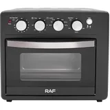 HarBin-Star - Minibackofen, Multifunktionaler Frittierofen, 25L, 1700W Heißluftfritteuse, Backofen mit Pizzapfanne, Backform & Drahtgitter, für Haushalten, Bäckereien, Restaurants, 42 x 36 x 40cm