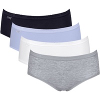 Sloggi Slip »Basic+ Midi C4P«, (Spar-Packung, 4 St.), Corespun sloggi MULTIPLE COLOURS 15