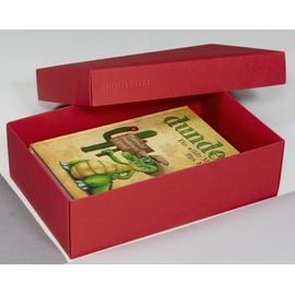 BUNTBOX 2 BUNTBOX L Geschenkboxen 3,6 l rot 26,6 x 17,2 x 7,8 cm