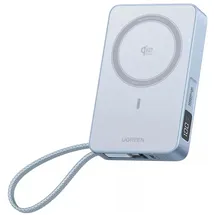 UGREEN MagFlow 10000 mAh 25 W), Powerbank Grau, Silber
