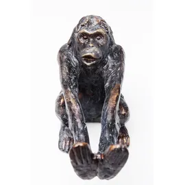 Kare Buchstütze Monkey 2er Set Schwarz