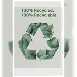 Esselte Sichthüllen DIN A4 transparent genarbt 0,10 mm, 100 St.