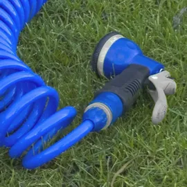 Tatay Spiralschlauch-Set 10 m blau