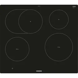 Siemens iQ300, Induktionskochfeld, 60 cm, Schwarz, flächenbündig (integriert) EH601LFC1E
