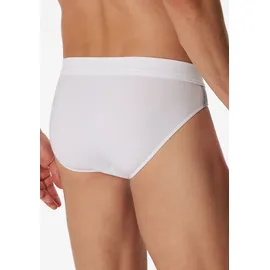 SCHIESSER Herren Slips im Pack - Rio Slip 95/5, Vorteilspack, Cotton Stretch, Seitenstreifen Weiß 4XL