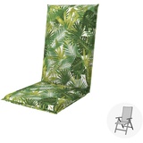 Doppler Sitzauflage Living High,palmen,für Hochlehner) 119 x 48 x 6 cm,
