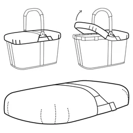 Reisenthel carrybag cover Schwarz