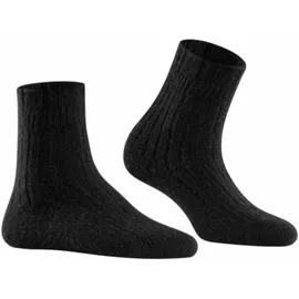 Falke Bedsock Rib Socken 1 Paar Schwarz 35-38