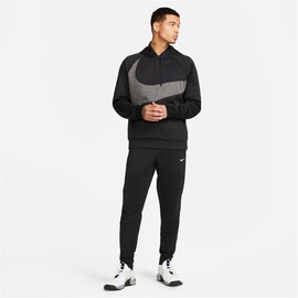 Nike Therma-FIT Fitness Hoodie Herren 010 - black/black/charcoal heathr/white S