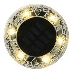 MARELIDA LED Solar Wegleuchte Bodenleuchte Mosaikoptik Wegbeleuchtung 11,5cm