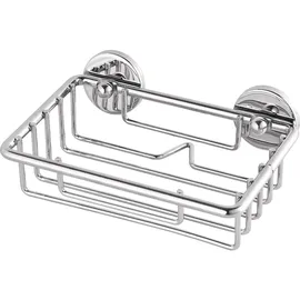 Tesa Seifenkorb Chrom (glänzend) Grau/Weiß