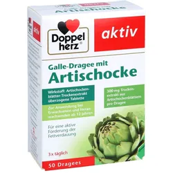 Doppelherz Galle-Dragee mit Artischocke