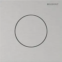 Geberit Typ 40 Urinal-Steuerung 116014FW1 pneumatisch, Round, gebürstet, easy-to-clean-beschichtet