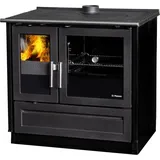 Plamen Holzherd Plamen 910 schwarz, externe Zuluft, Dauerbrandherd