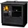Plamen Holzherd Plamen 910 schwarz, externe Zuluft, Dauerbrandherd