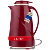Helios Isolierkanne Wave Push 1,0 l rot