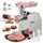 Vevor elektrischer Fleischwolf mit 2,3 kg/min Kapazität, industrieller 600 W Tisch-Fleischwolf mit Klinge & Mahlplatte, Wurstmaschine, kommerzieller Fleischwolf aus Edelstahl für Küche Restaurant