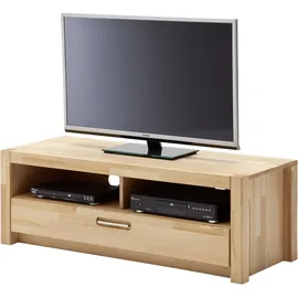 MCA living Fenja Lowboard 125 x 43 x 46 cm Braun Massivholz