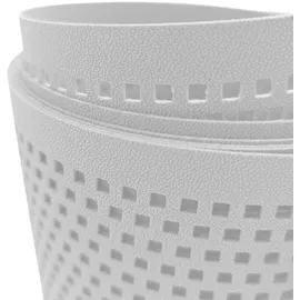 zaunzu® Sichtschutzstreifen 26 m x 19 cm x 0,1 cm Weiß Metall