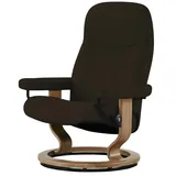 Stressless Ledersessel Consul ¦ braun ¦ Maße (cm): B: 76 H: 100 T: 71