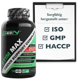 German Elite Nutrition Stim MAX 180 Kapseln