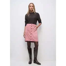 STREET ONE Cordrock mit Knopfleiste powder pink, 44