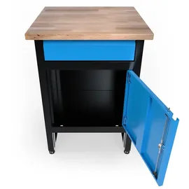 Güde Werkbank Holz 60 x 85 x 60 cm blau unbestückt