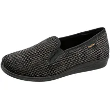 Fischer Pantoffeln Grau/Schwarz 43